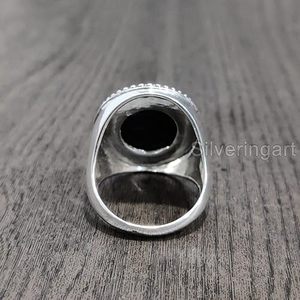 Wholesale <b>Men</b> <b>Ring</b> New Arrival Natural Abalone Shell Gemstone Christmas Gift Heavy <b>Mens</b> <b>Ring</b> Jewelry 925 Sterling <b>Silver</b> <b>Ring</b> - Product Image 6