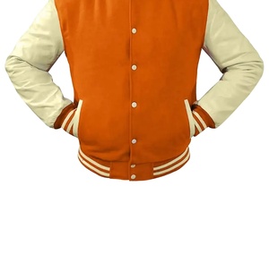 Qualité supérieure En Gros Letterman Veste Hommes Laine Patches En Cuir Manches Varsity Veste 2026 - Product Image 5