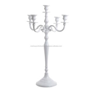 เชิงเทียนอลูมิเนียมขนาด5เทเปอร์สำหรับงานแต่งงานโต๊ะรับประทานอาหาร - Product Image 3