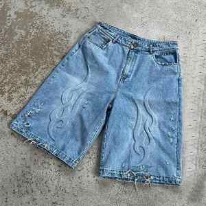Customized Manufacturer <b>Men</b> <b>Jeans</b> Loose Fit 100% Cotton Wholesale OEM Heavyweight Custom Logo Short Windproof Waterproof Shorts - Product Image 5