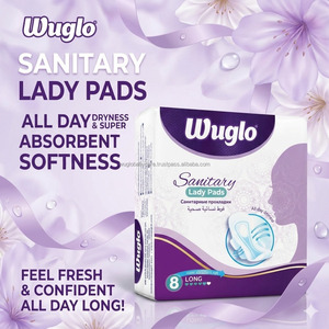 Toallas Sanitarias Desechables con Alas Wuglo, 28 cm de Largo, 10+8 Unidades, Protección Contra Fugas, Alta Absorbencia, Comodidad Durante Todo el Día - Product Image 2