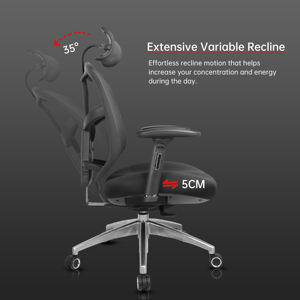 เก้าอี้เล่นเกมสำนักงาน<span class=keywords><strong>คอม</strong></span>พิวเตอร์แบบสบายเก้าอี้เล่นเกมมีพนักพิงปรับความสูงได้ - Product Image 4