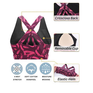 บราออกกำลังกายแบบสายรัดกว้าง - Product Image 5