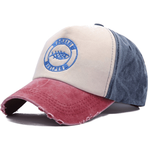 Casquettes de baseball à 5 panneaux Patch brodé Tissu respirant Chapeaux de camionneur Denim Classique Réglable Sport Snapback casquettes - Product Image 4