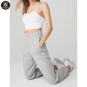 กางเกงวอร์มผ้าแคนวาสหนาพิเศษสำหรับผู้หญิง ลายโลโก้ใหม่ 100% ผ้าฝ้าย กันน้ำ เป็นมิตรกับสิ่งแวดล้อม ลดราคา สินค้ามาใหม่ - Product Image 2