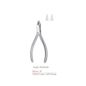 คีมผ่าตัดปากนกและมุมส่วนบุคคลอุปกรณ์ทันตกรรมคีมสเตนเลส - Product Image 1