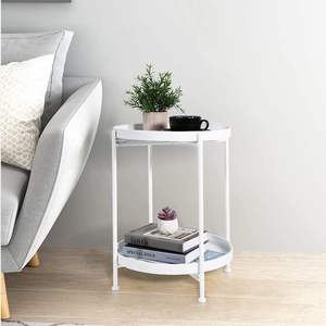 Table en métal pour les besoins de mobilier d'intérieur et d'extérieur avec un corps en acier résistant à la rouille et un design de support équilibré - Product Image 1