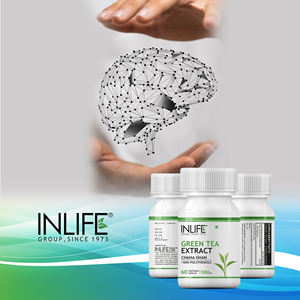 INLIFE 60 Cápsulas Vegetarianas Extracto de Té Verde 500 Mg Quemador de Grasa para Pérdida de Peso Antioxidante 50% Polifenoles para Mujeres Embarazadas - Product Image 2
