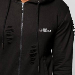 Chándal de Invierno para Hombre, de Primera Calidad, Transpirable, con Capucha, Diseño Desgastado, Estilo Informal, Ecológico y Ligero - Product Image 6