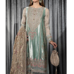 ชุดเดรส kurta ของผู้หญิงเสื้อเชิ๊ตสตรีดีไซน์ใหม่ประดับด้วยกระดุมปักเลื่อมสำหรับวัฒนธรรมอินเดียปากีสถาน2023 - Product Image 2