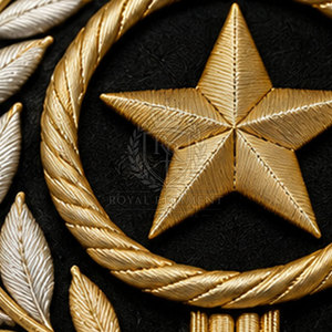 Custom Design <b>Embroidery</b> Patches On Sale Patch <b>Embroidery</b> Badge For Clothing Good <b>Material</b> Uniform Badges - Product Image 6
