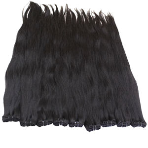 Venta al por mayor Vietnam hueso recto súper doble dibujado cabello crudo 100%, extensiones de cabello Vietnam cabello humano superventas existencias a granel - Product Image 1