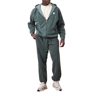 ชุดวอร์มผ้าฝ้าย100% สำหรับผู้ชายชุดวอร์มซักกรดระบายอากาศได้ดีออกแบบได้เองเป็นมิตรต่อสิ่งแวดล้อม - Product Image 1