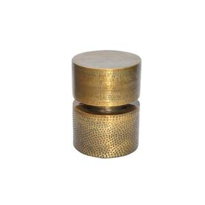 Gold Plated Iron Side <b>Stool</b> Unique Design Handmade Iron Round Accent <b>Stool</b> Bone Inlay Console for Living Room and Bedroom - Product Image 1