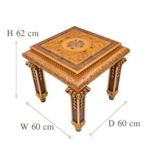 Juego de Mesa de Madera Artesanal de Lujo - Product Image 6