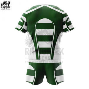 Nuevo Diseño Personalizado de Uniformes de Rugby Profesionales Unisex, Servicio OEM, Transpirable, Nueva Moda, 100% Poliéster, Alta Calidad - Product Image 3