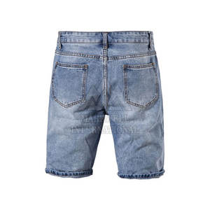 กางเกงยีนส์ขาสั้นของผู้ชายดีไซน์ตามสั่งสไตล์ล่าสุด - Product Image 3