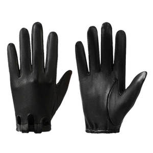 Gants d'hiver chauds et respirants en cuir doublés de laine pour hommes 2026, compatibles écran tactile, écologiques, pour la conduite en extérieur et usage quotidien - Product Image 1