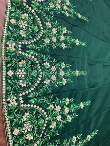 Diseño moderno, recién llegado, trabajo de bordado de seda satinada malaya, Lehenga Choli con exportador y proveedor indio Dupatta - Product Image 5