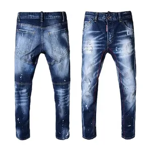 Customize 2024 Jeans pants jean trouser for boy cargo jogger pant suit destroyed baggy men jeans