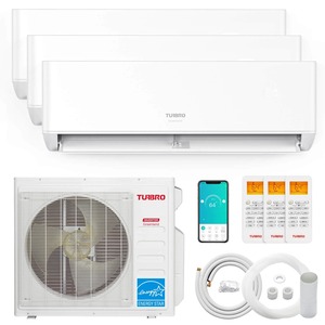 Climatiseur mural split 3 zones 28000 BTU, puissant, silencieux et performant pour la maison, l'hôtel et les entreprises - Product Image 3