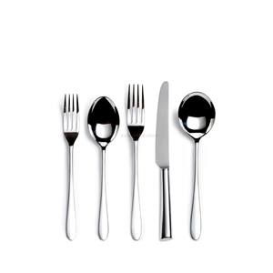 Wholesale 5 Pieces Dinnerware Set Stainless Steel Flatware Set Luxury Crushed Diamond Designer Luxury Cutlery Set in Flatware - Product Image 4