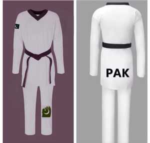 ชุดยูนิฟอร์มเทควันโดและคาราเต้แบบดั้งเดิมสำหรับผู้หญิง น้ำหนักเบา ระบายอากาศได้ดี แห้งเร็ว กันน้ำ พร้อมบริการสกรีนโลโก้ตามสั่ง - Product Image 3