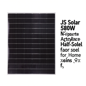 Panel Solar Monocristalino de Media Celda Tipo N JS Solar de 580W para Techos Residenciales - Product Image 2