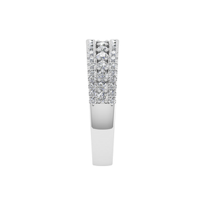 Bague élégante 950 bague en diamant platine I1 clarté bague fine en diamant naturel pour les femmes fabrication de bijoux en platine personnalisés OEM - Product Image 4