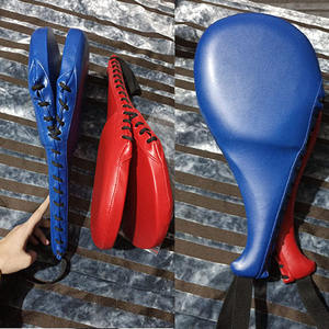 Durable Lightweight Kick Pads for Taekwondo Handheld MMA Target Pads Karate Kickboxing Training Focus Pads PU <b>Leather</b> PVC - Product Image 6