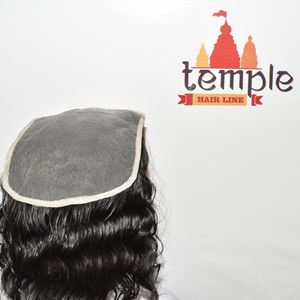 Extensiones de Cabello Humano Vietnamita Virgen sin Procesar, Cierre 7x7, Estilo Templo para Mujer, Color Negro Natural, Sin Procesamiento, Estilo Ondulado - Product Image 3