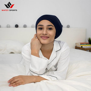 Bonnet en Satin doux extensible à la mode, Bonnet de sommeil doublé, couvre-chef en bambou, crépus, cheveux naturels, casquette d'infirmière pour femmes et hommes - Product Image 2