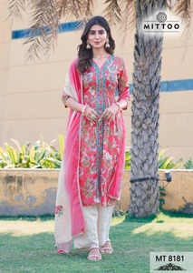 Conjunto de Kurti de Algodón Moderno y Cómodo, Elegante Dupatta, Prenda Inferior Coordinada, Ropa Étnica India, NEETA CREATION, Secado Rápido, Casual, Listo para Usar - Product Image 2