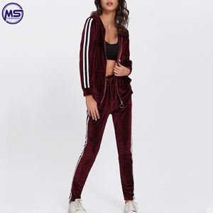 New Arrival Wholesale Cheap Price Best Design Light <b>Weight</b> Customized Logo Printing <b>Women</b> Jogging Fitness Tracksuit - Product Image 2