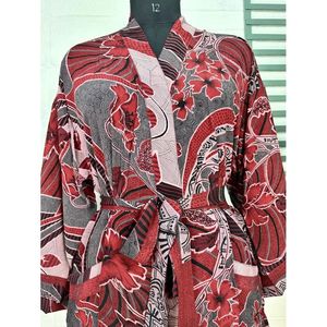 Kimono Vintage de Crepé de Seda, Ligero y Lujoso, Bata Suave y Cómoda, Regalo Perfecto para Mujer, para Usar por la Noche, Tejido de Seda - Product Image 2