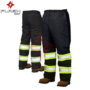 Salopette personnalisée avec logo personnalisé, classe 1 ANSI, imperméable, haute visibilité, fluorescente, vêtements de travail de sécurité industrielle - Product Image 5