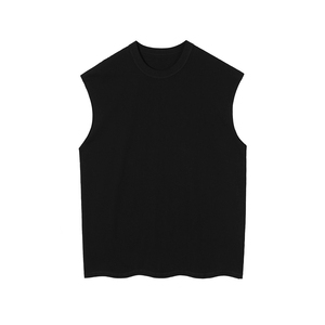 Camiseta sin mangas para hombre hecha a medida de gran tamaño de buena calidad precio de fábrica ropa de gimnasio para hombre camisetas sin mangas para fitness - Product Image 5