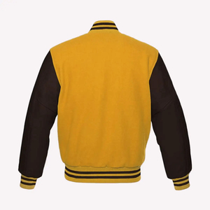 Ventes en gros de vestes de baseball vintage en laine/viscose avec logo personnalisé en chenille, broderie tendance, manches à revers, lettres, varsity, unisexe - Product Image 4