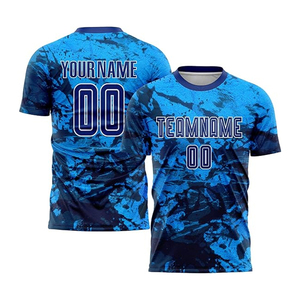 เสื้อฟุตบอลแขนสั้นสำหรับผู้ชายเสื้อกีฬาเสื้อฟุตบอลพิมพ์โลโก้แบบกำหนดเอง - Product Image 5