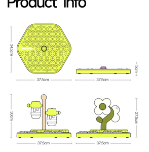 Interactive Slow Feeder Giocattolo Puzzle Non-Slip cibo Dispenser ciotola per il cucciolo di addestramento per animali domestici giocattoli interattivi e di movimento gioco di formazione - Product Image 2