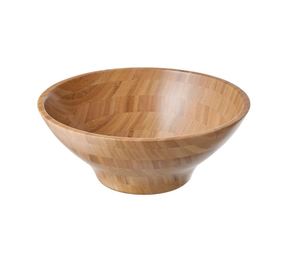Tazón para servir de madera para ensaladas, diseño único hecho en La India, vendedor caliente, Comprador comercial, precio barato, hotel, restaurante, venta al por mayor - Product Image 4