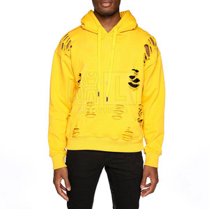 Nouveau design Offre Spéciale bon marché prix hommes Basics Distressed Hoodies vente en gros matériel durable hommes Basics Distressed Hoodies - Product Image 1