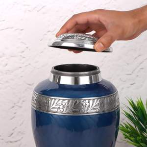 โกศโลหะโบราณโบราณสำหรับงานศพอุปกรณ์งานศพรูปแบบใหม่ล่าสุด - Product Image 2