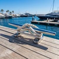 Émerillon et guide-câble ronds légers en acier inoxydable AISI 316 de qualité marine, neufs pour matériel de yacht et de marine