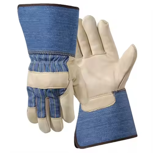 Gants de travail en cuir de vachette fendu de qualité supérieure Sécurité industrielle Protection des mains Construction Gants de jardin durables personnalisables - Product Image 2