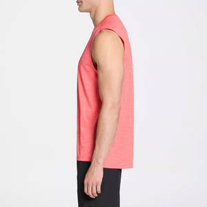 Débardeur en coton doux pour homme adapté à la superposition ou au port seul par temps chaud ou pendant l'entraînement - Product Image 3