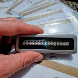 Diamant ovale de 0,5 carat cultivé en laboratoire, qualité VVS-D, élégant, pièce personnalisée - Product Image 1