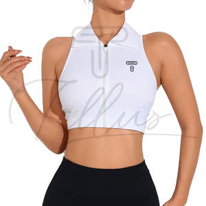 Crop top pour femmes tendance, répondant aux demandes des clients, de haute qualité, formel, écologique, respirant, séchage rapide, en spandex et nylon - Product Image 3