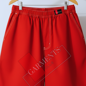 Shorts de sport en coton à séchage rapide pour hommes, cordon de serrage, tricot, léger, respirant, entraînement athlétique, vêtements de sport, OEM/ODM - Product Image 3