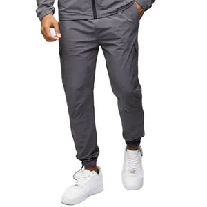 2024 <b>Men's</b> Casual High Quality Streetwear <b>Cargo</b> <b>Pants</b> Elastic Waist Lightweight Waterproof Breathable Multi-Pockets Flared - Product Image 4